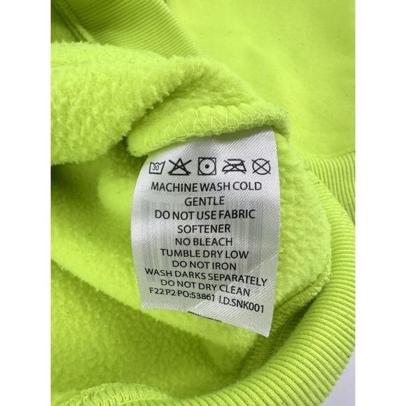 Lincoln Boy's Hoodie Sweatshirt Size Small 6-7 Neon Football Game Day Graphic - Picture 6 of 7